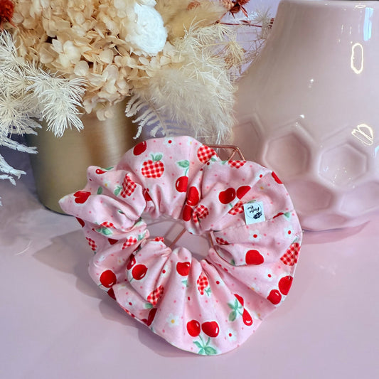 Scrunchie - Cherry Strawberry sundae
