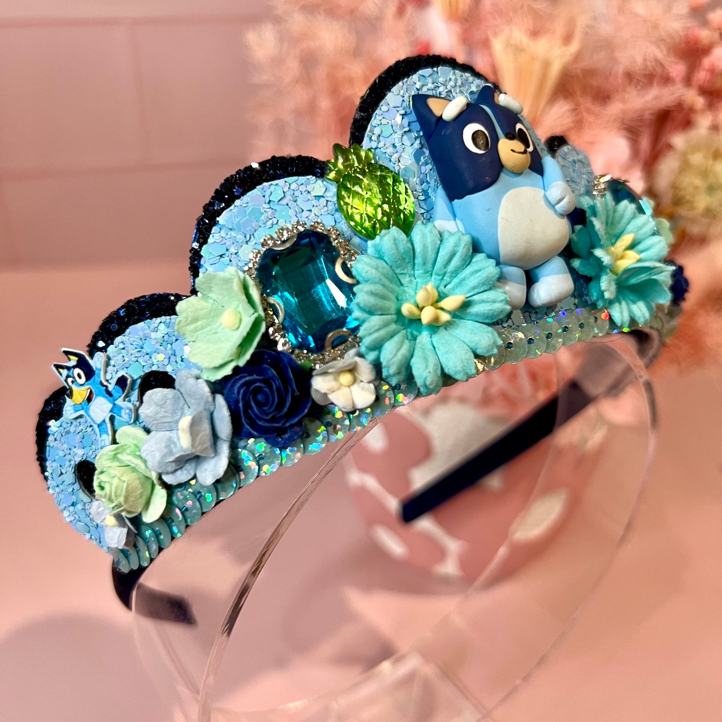 Tiara / Crown - Blue dog themed