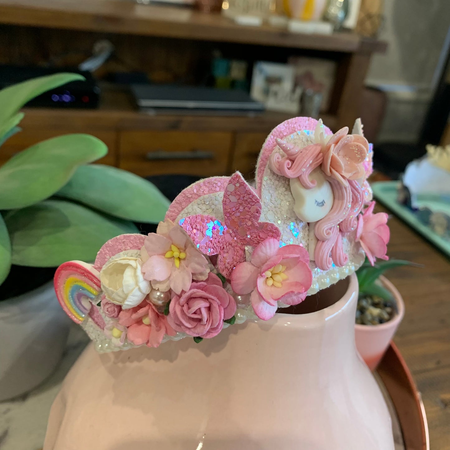 Tiara / Crown - Pink Unicorn