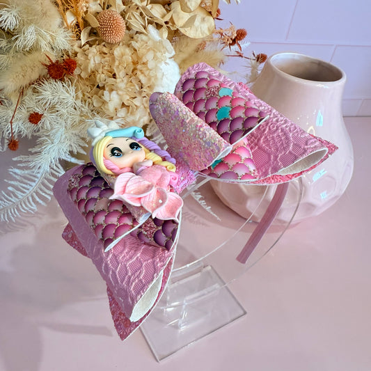 Mega Headband - Mermaid Pastel Pink