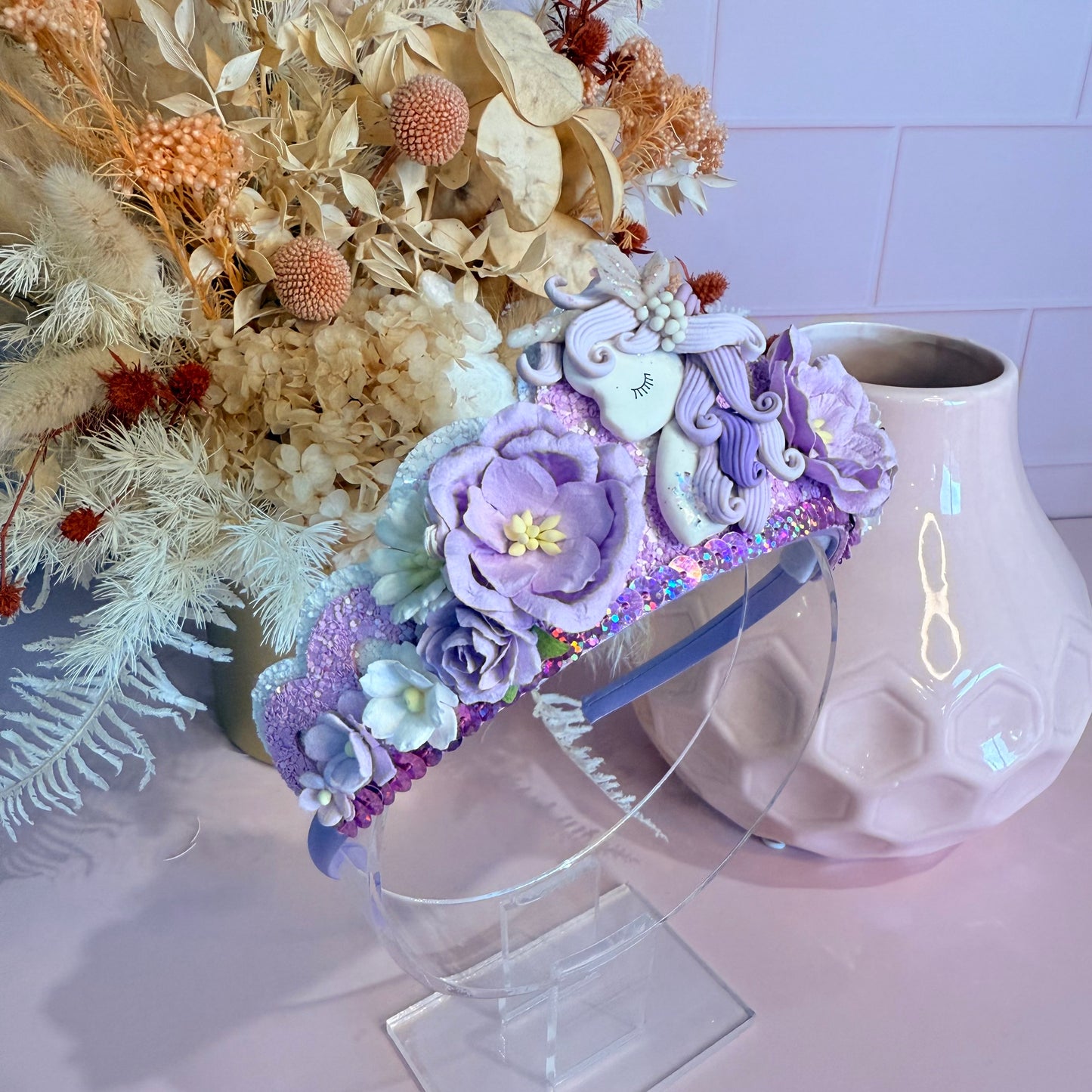 Tiara / Crown - Purple Unicorn