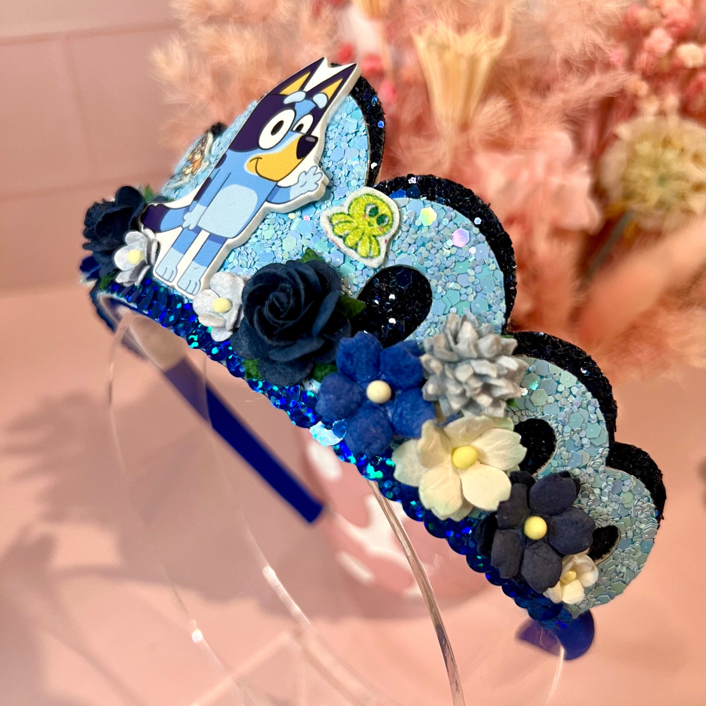 Tiara / Crown - Blue dog themed