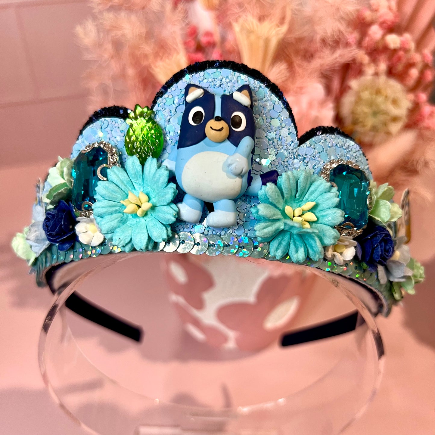 Tiara / Crown - Blue dog themed