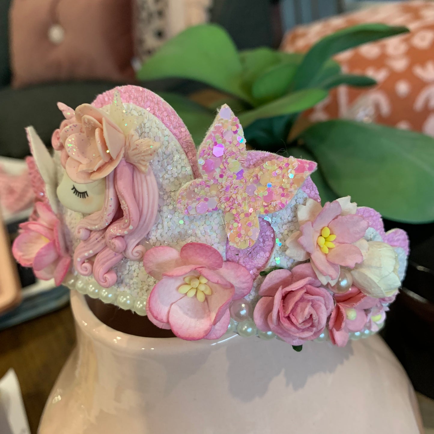 Tiara / Crown - Pink Unicorn