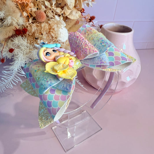 Mega Headband - Mermaid Pastel Yellow