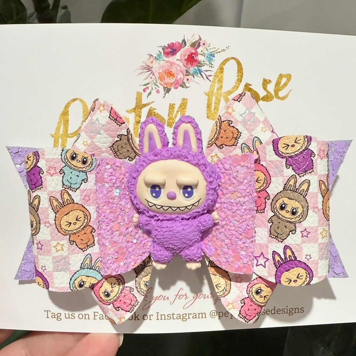 Deluxe Bow - Monster Purple