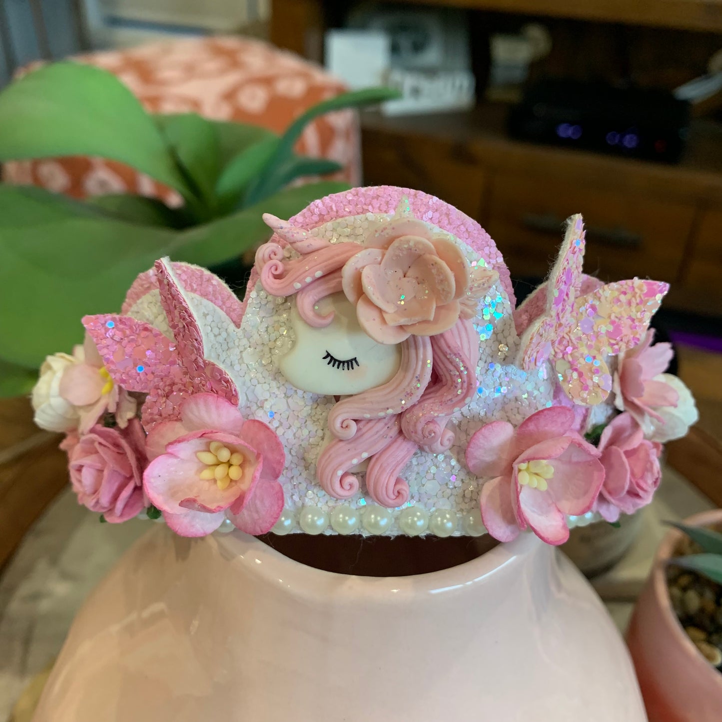 Tiara / Crown - Pink Unicorn