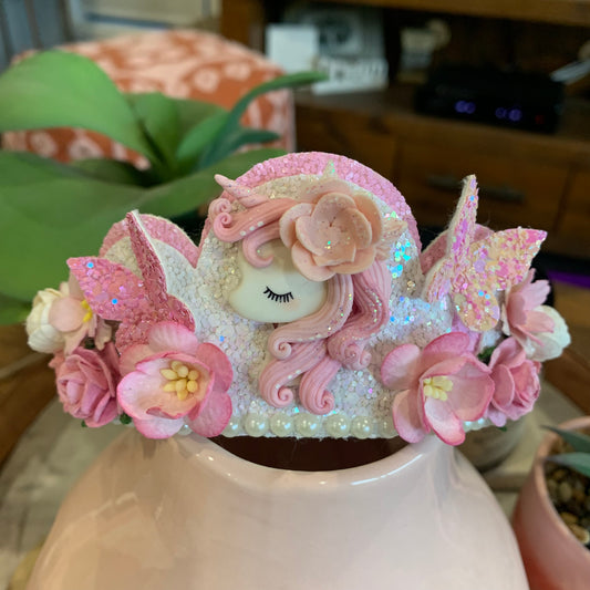Tiara / Crown - Pink Unicorn