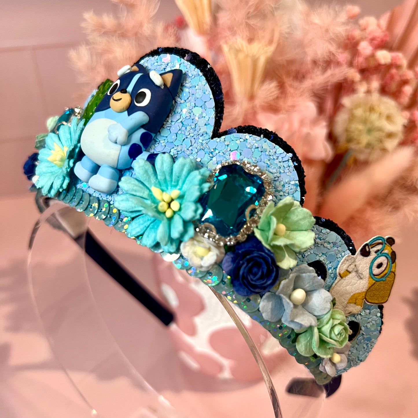 Tiara / Crown - Blue dog themed
