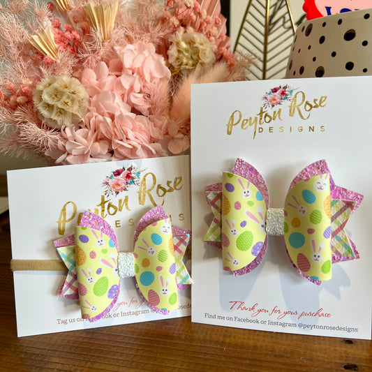 Emmi Bow - Yellow Pastel Easter