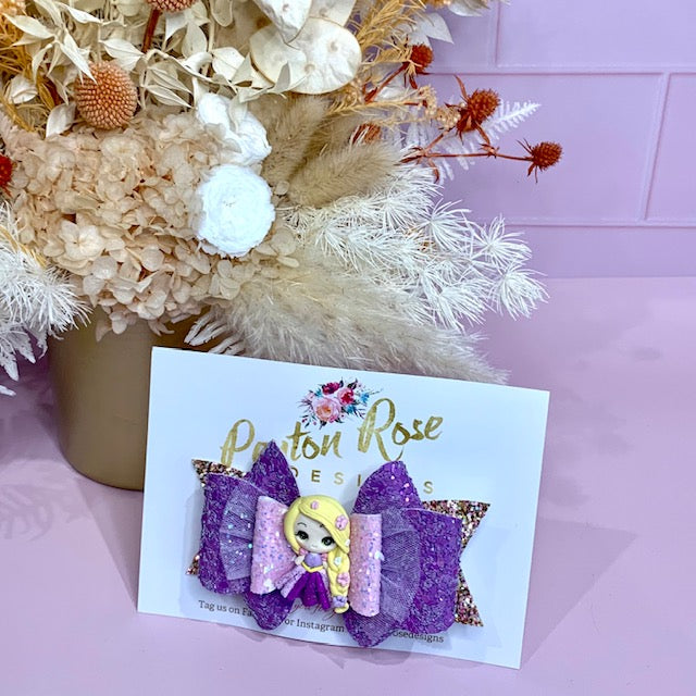 Deluxe Princess Bow - Girl in Tower themed