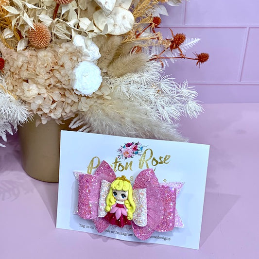 Deluxe Princess Bow - Sleeping Princess themed