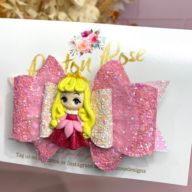 Deluxe Princess Bow - Sleeping Princess themed