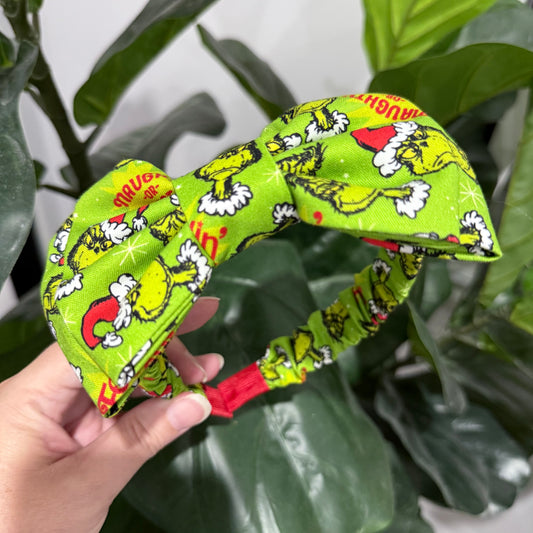 Christmas Headband - Grinch