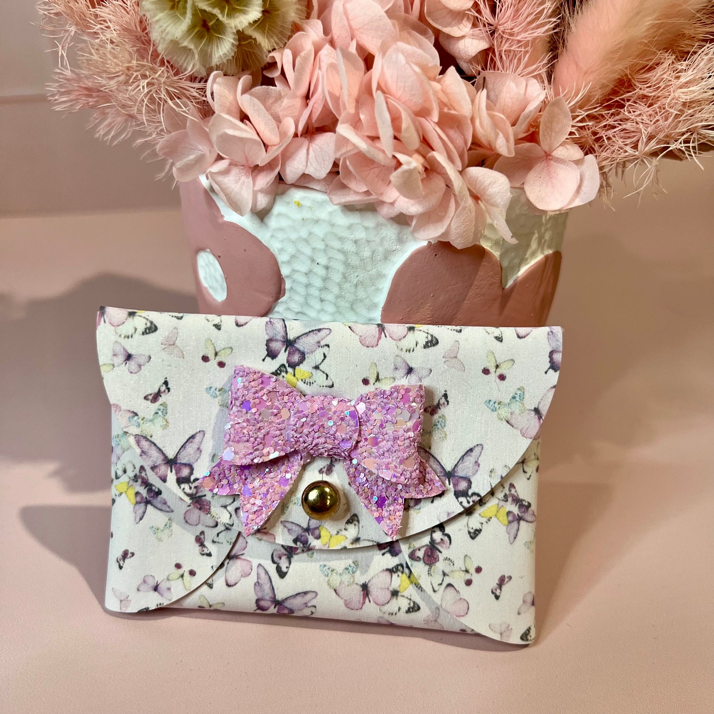 Coin Purse - Purple Butterflies