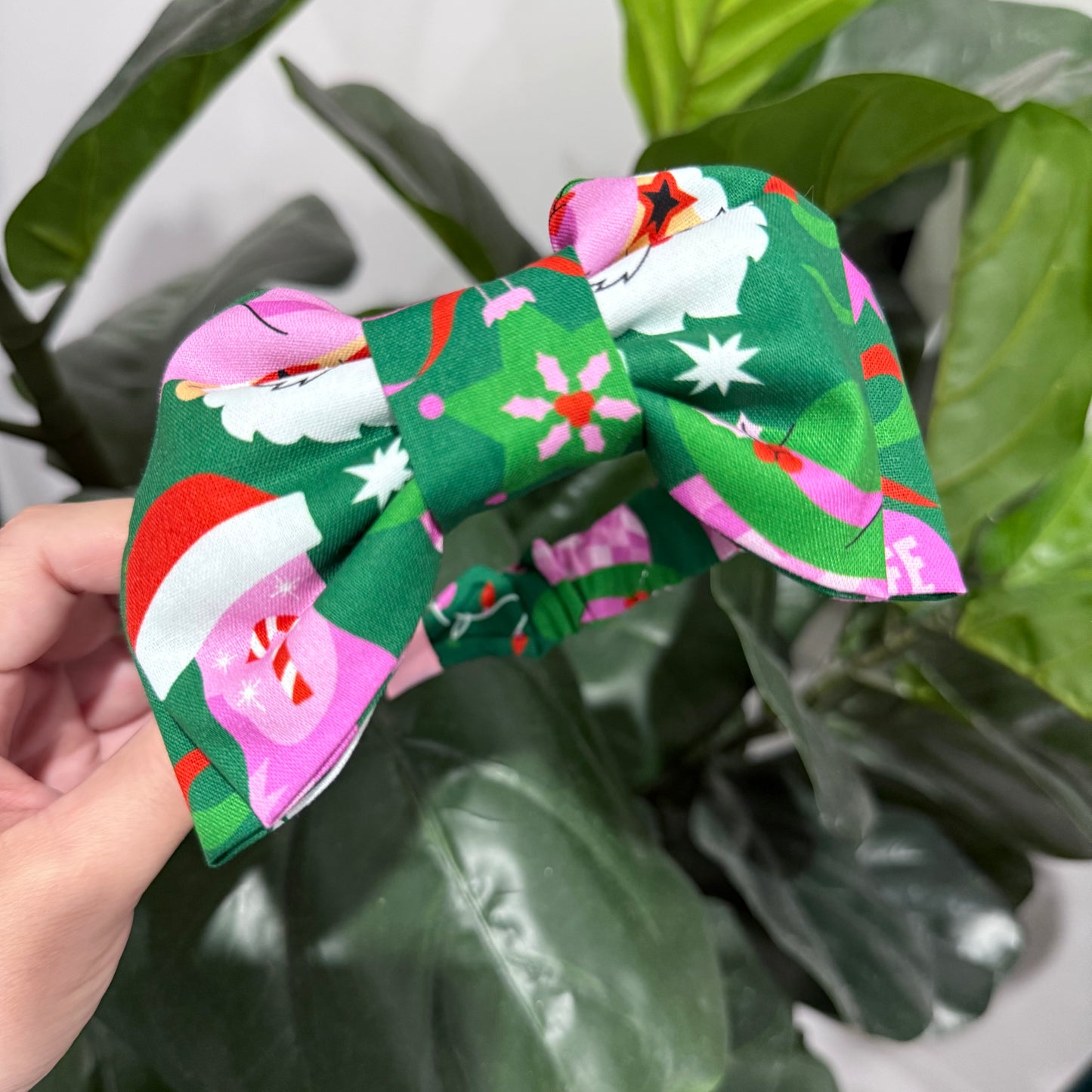 Christmas Headband - Cowboys Santa