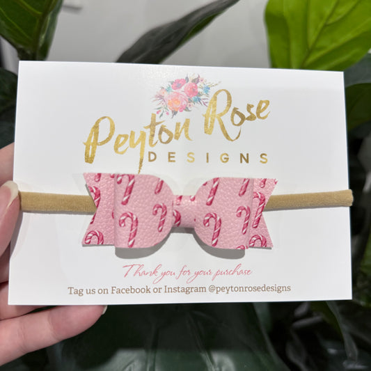 Ivy Bow - Candy Cane