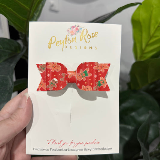 Ivy Bow - Gingerbread