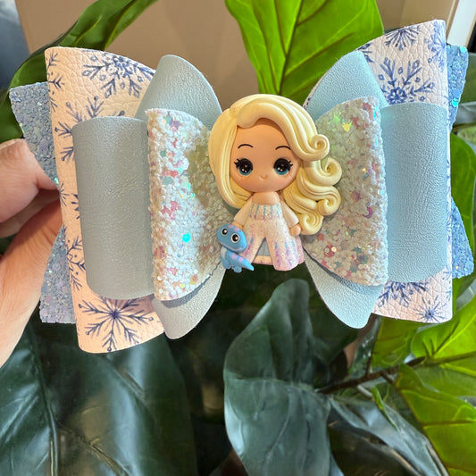 Mega Headband - Snow Princess blue