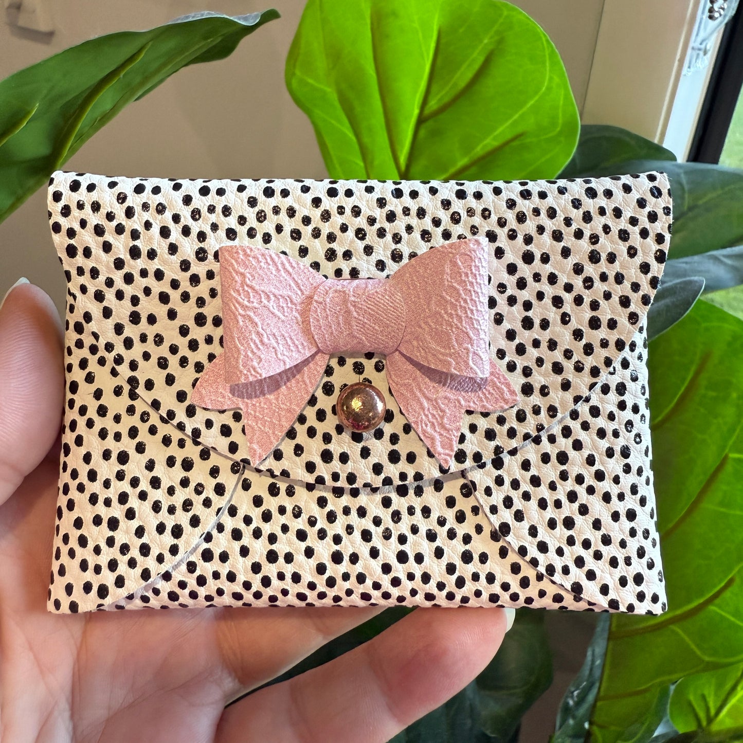 Coin Purse - Black & White spot
