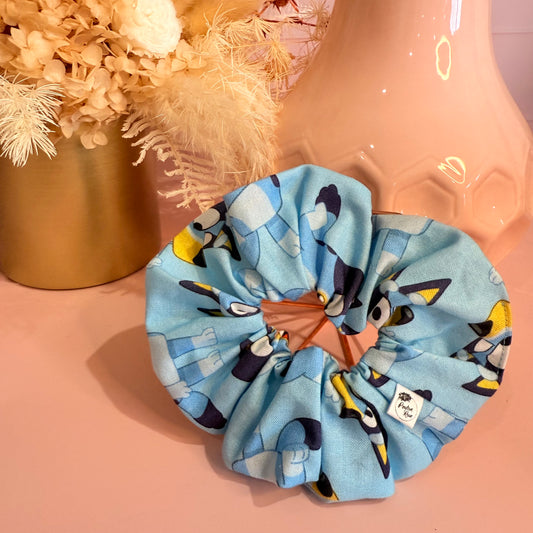 Scrunchie - Blue Dog