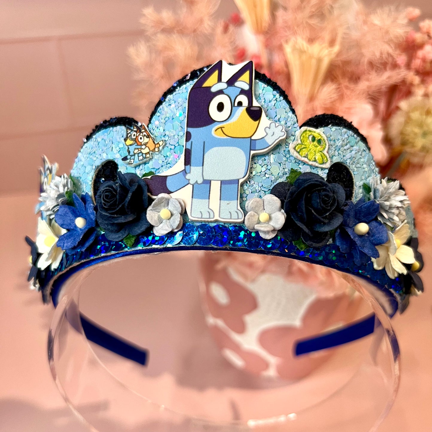 Tiara / Crown - Blue dog themed