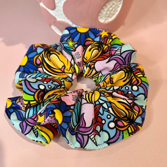 Scrunchie - Kasey Rainbow fun print