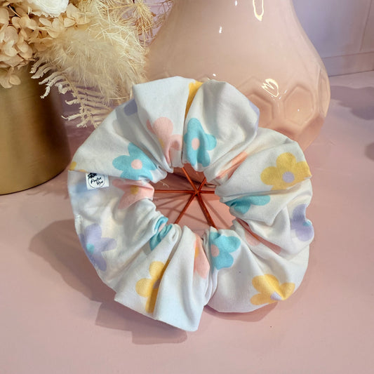 Scrunchie - Pastel flowers
