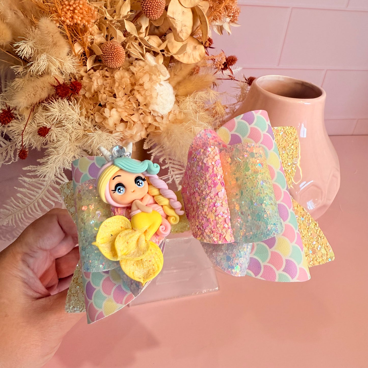 Mega Headband - Mermaid Pastel Yellow