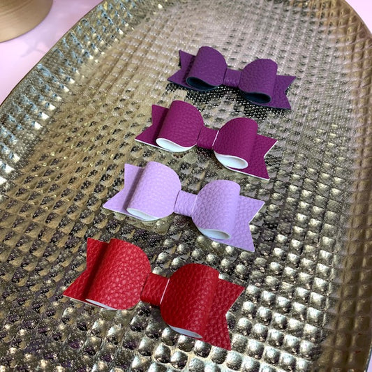 Ivy Bow - Red, Lilac, Plum, Purple