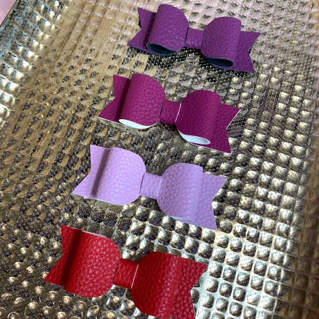 Ivy Bow - Red, Lilac, Plum, Purple