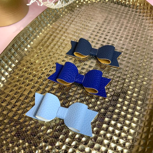 Ivy Bow - Pale Blue, Royal Blue, Navy