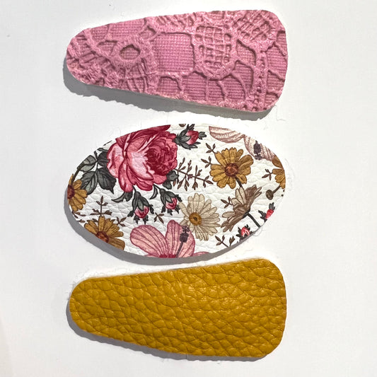 Snap Clip Set - Vintage Floral
