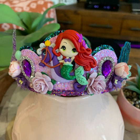 Tiara / Crown - Mermaid Princess (Red hair) themed